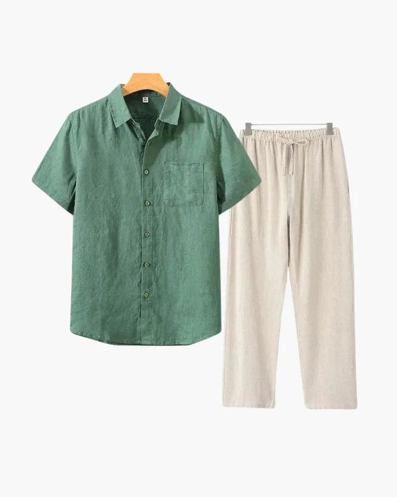 Old Money Linen Combo (Shortsleeve) - Bellovar