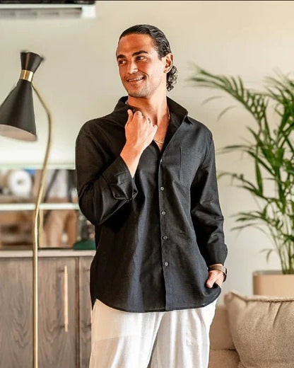 Lightweight Linen Long Sleeve - Bellovar