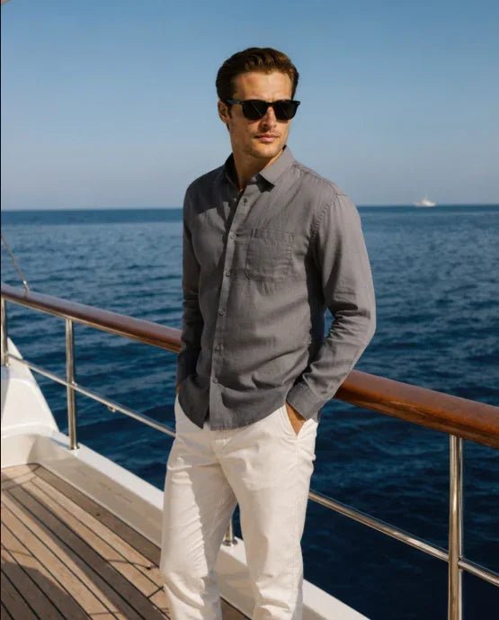 Lightweight Linen Long Sleeve - Bellovar